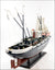 1.2 m Model Wooden Sailing Boat - Velvet Signature Luxury e-Retail Bar