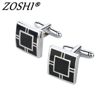 French Shirt Men Jewelry Unique Wedding Groom Men Cuff Links Business Silver Cufflinks For Mens Fashion Jewerly