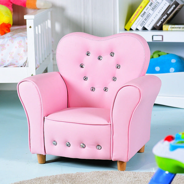 Pink Princess Armrest Chair