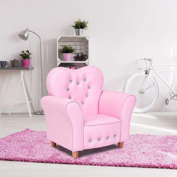 Pink Princess Armrest Chair