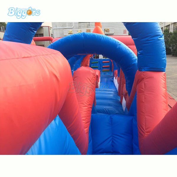 Giant Inflatable Amusement Game Interactive Game Bounce House Obstacle Course