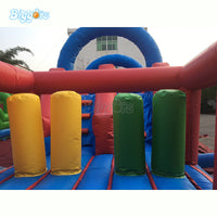 Giant Inflatable Amusement Game Interactive Game Bounce House Obstacle Course