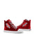 Love Moschino - Red Velvet Hightop Sneaker